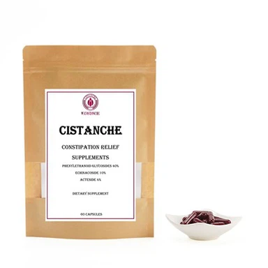 Cistanche Sipleman dyetetik Sipleman soulajman konstipasyon Phenylethanoid Glycosides 40 pousan Echinacoside 10 pousan Acteoside 4 pousan